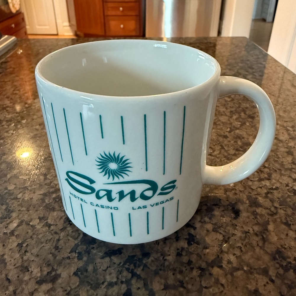 Vintage Sands Hotel Las Vegas Casino Coffee Cup